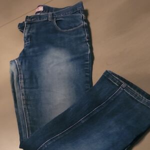 Women's Classic Blue Straight Leg Jeans